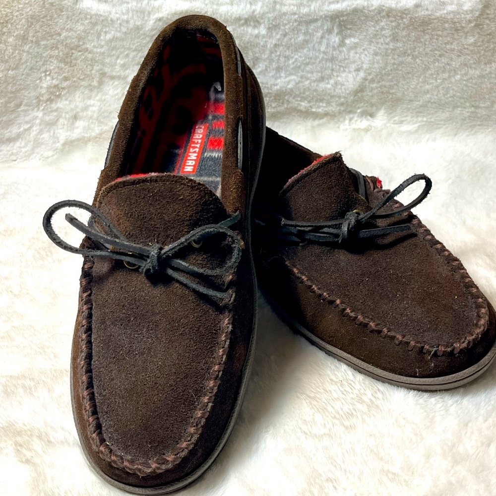 Elegant Brown Suede Men's Loafers